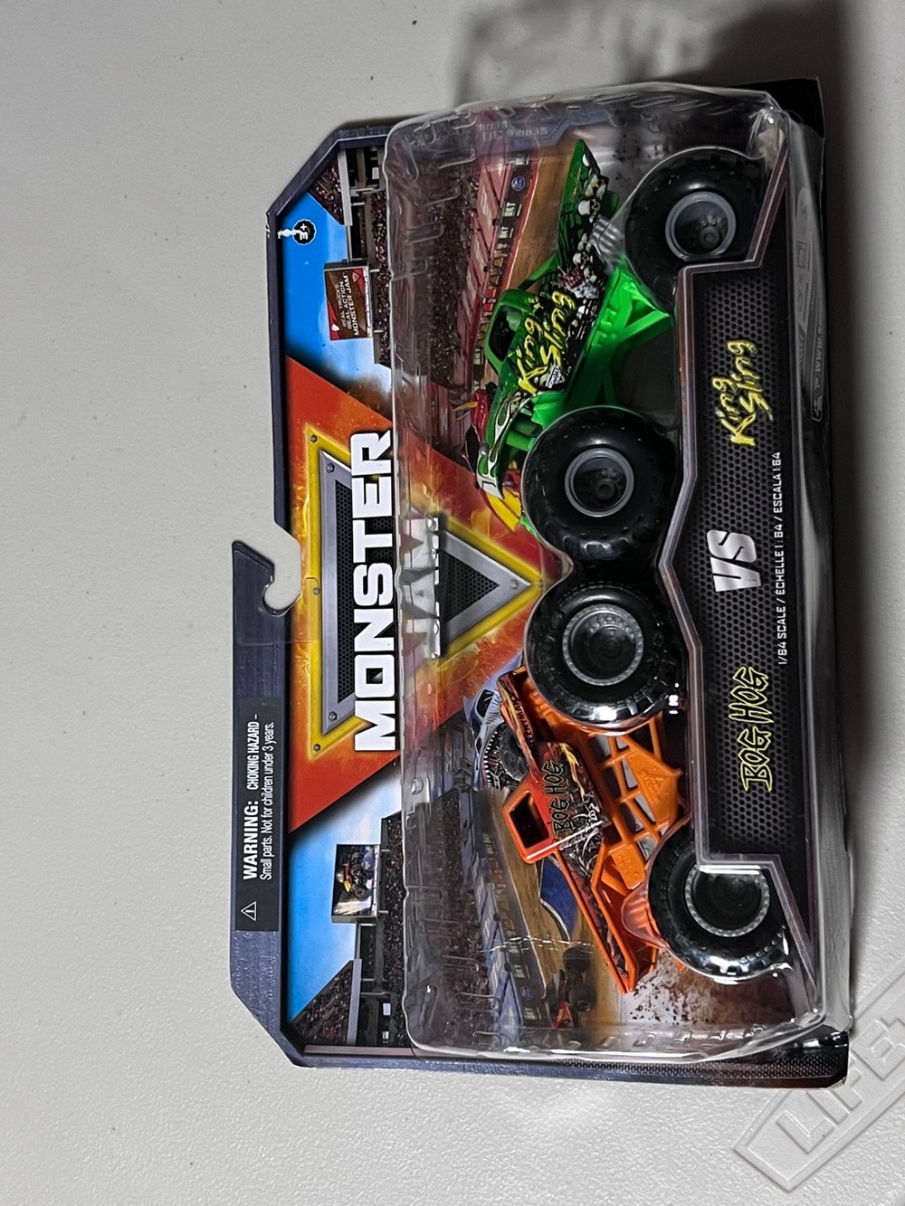 Monster Jam 2-Pack Kids Monster Trucks — Green & Orange
